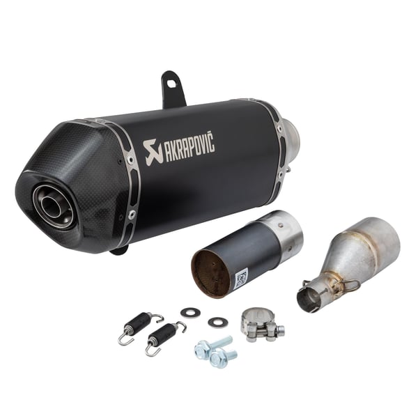 Rennauspuff AKRAPOVIC SLIP-ON S-VE125SO2-HZBL f�r Vespa GTS-GTS Super 125-150ccm 4T LC iGet (-20-)