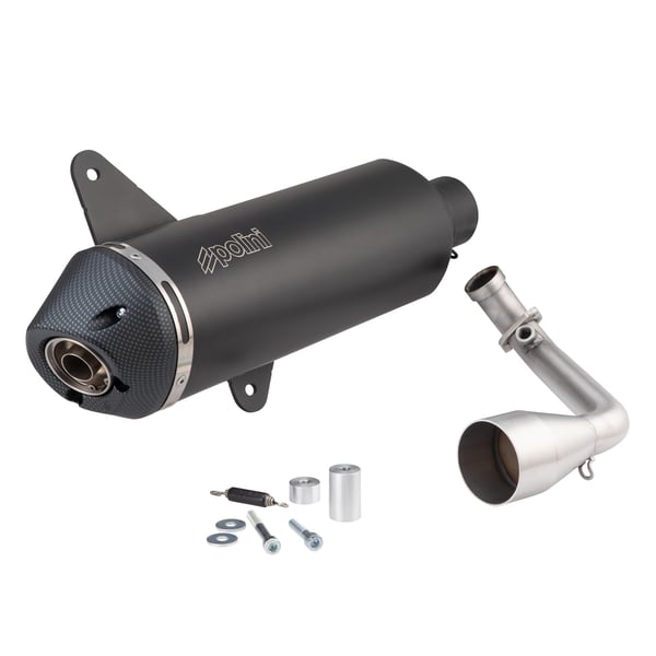 Rennauspuff POLINI SLIP-ON 190-0077 f�r Vespa GTS-GTS Super-GTV 300ccm HPE (-20-)