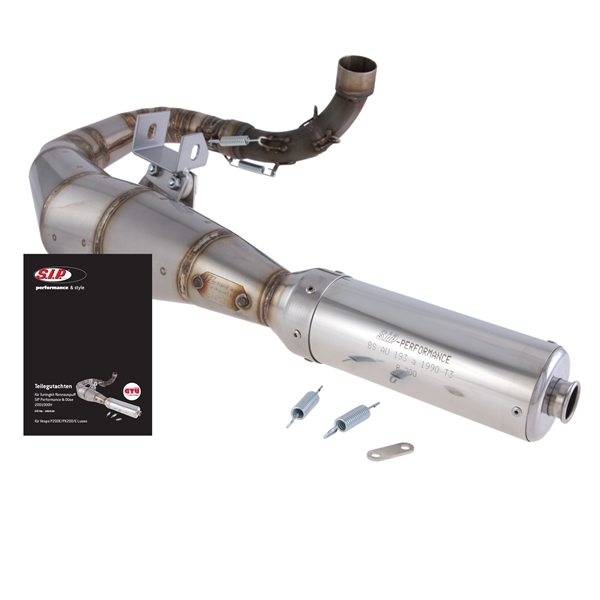 Rennauspuff SIP PERFORMANCE Legal fr Vespa 200 Rally-P200E-PX200 E-Lusso fr Vespa 200 Rally-P200E-PX200 E-Lusso