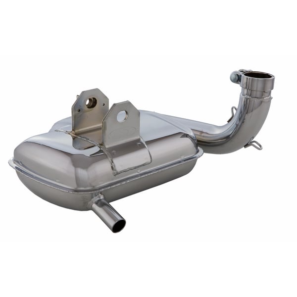 Rennauspuff SIP ROAD 2-0 0211 - 0254- Stahl chrom f�r Vespa 125 VNA-TS-150 VBA-Sprint-PX80-150-PE-Lusso