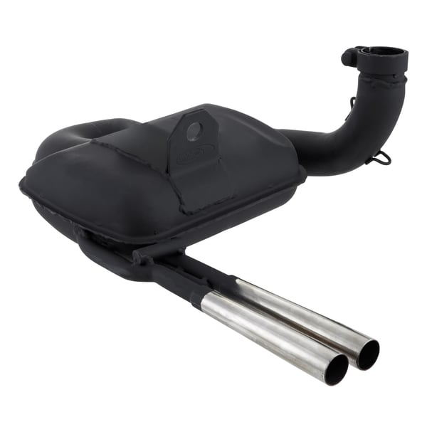 Rennauspuff SIP ROAD 3-0 Sport Optik 87565- Stahl schwarz f�r Vespa 125 VNA-VNB-GT-GTR-Super-150 VBA-VBB-GL-Sprint-Super-T4