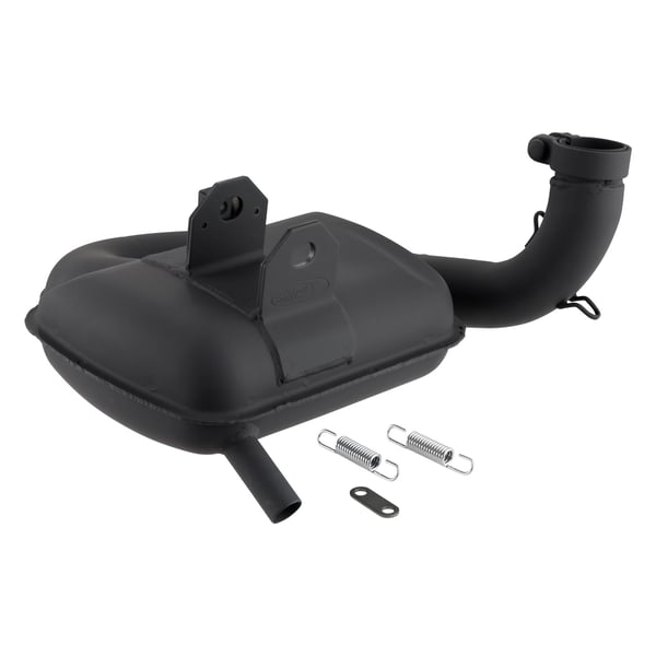 Rennauspuff SIP ROAD 3-0- Stahl schwarz f�r Vespa 125 VNA-TS-150 VBA-Sprint-PX80-150-PE-Lusso