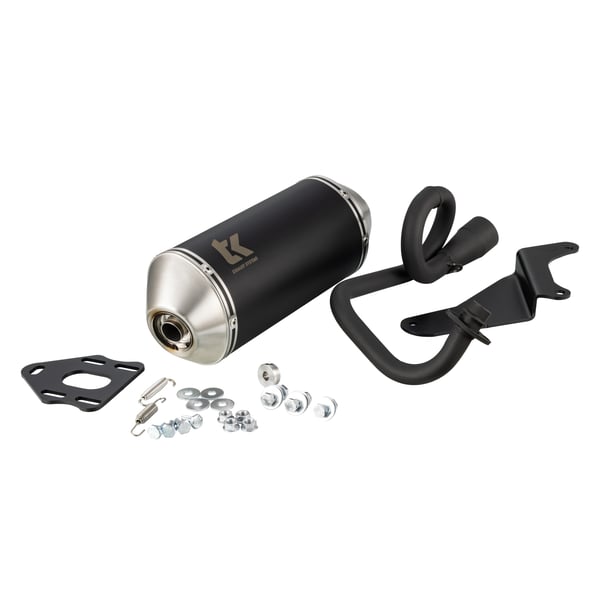 Rennauspuff TURBO KIT GMax f�r Vespa-PIAGGIO ET4-LX-S-Fly-Liberty-Zip II 50ccm- 4T AC- 2-Ventil