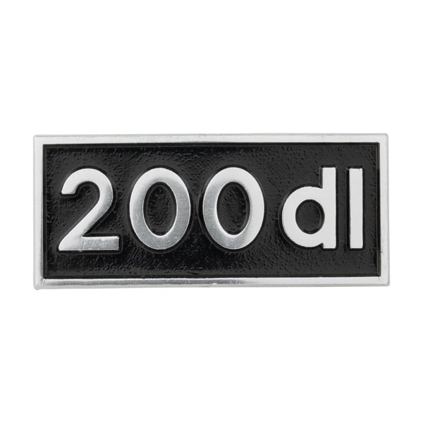 Schriftzug 200 DL Beinschild 22250503 f�r Lambretta 200 DL