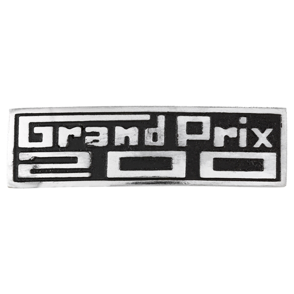 Schriftzug Grand Prix 200 Beinschild fr Lambretta 200 DL-GP fr Lambretta 200 DL-GP