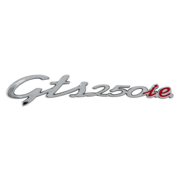 Schriftzug PIAGGIO GTS 250 i-e- Seitenhaube rechts 656235 - 623317 f�r Vespa GTS 250ccm