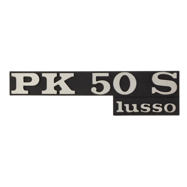 Schriftzug PK 50S Lusso Seitenhaube links 240191 f�r Vespa PK50 S Lusso- V5X2T unter Fahrzeuge & Teile > Fahrzeugersatzteile & -zubeh�r > Motorradzubeh�r