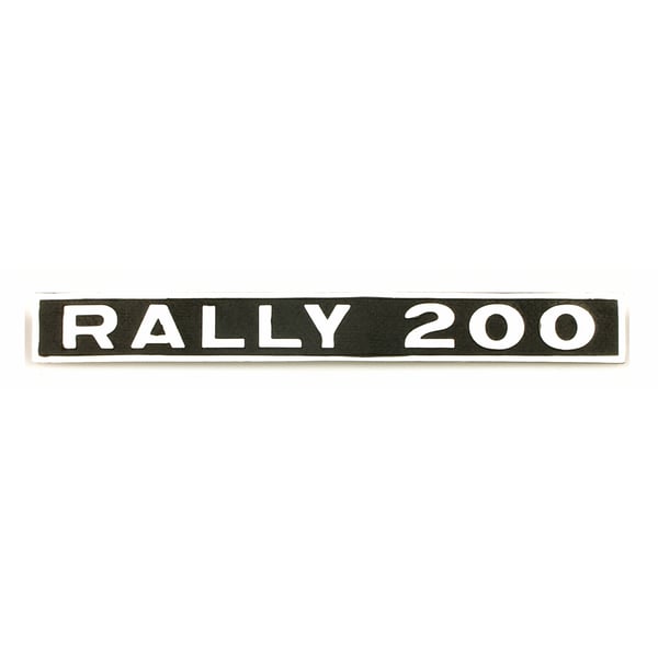 Schriftzug RALLY 200 Heck hinten f�r Vespa 200 Rally VSE1T - 10824