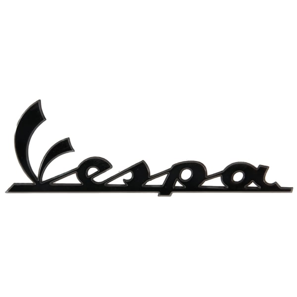 Schriftzug Vespa Seitenhaube links 672061 f�r Vespa S Sport 50-150ccm-GTS Super Sport 125-300ccm