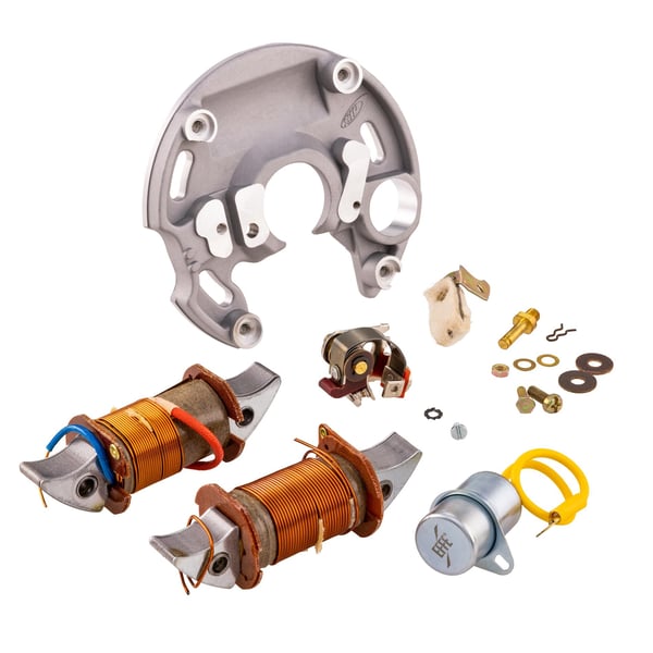 Set Z�ndspulen- Unterbrecher- Kondensator und Z�ndgrundplatte SIP 6V-15W f�r Vespa 50 R 2-Special V5B1T 2-V5B3T