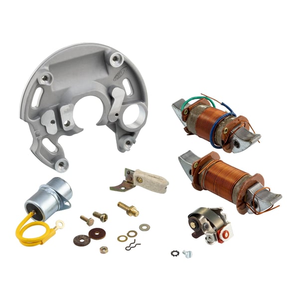 Set Z�ndspulen- Unterbrecher- Kondensator und Z�ndgrundplatte SIP 6V-25W f�r Vespa 50 S 2-SR-SS