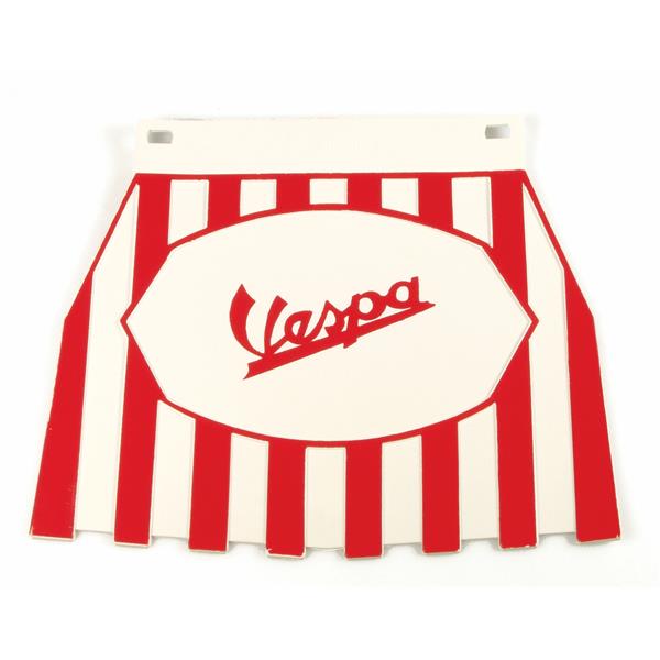 Spritzlappen -Vespa- rote Schrift 