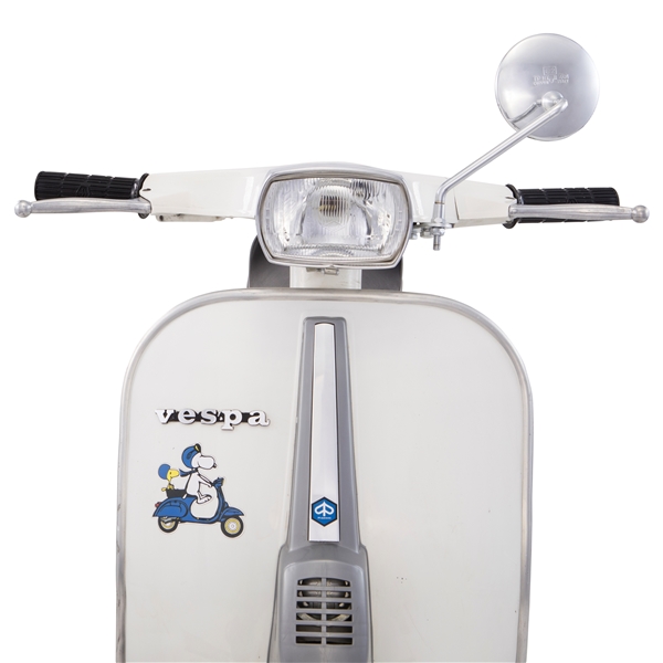 Standard Spiegel CUPPINI zur Montage am Lenkerunterteil links fr Vespa alle Modelle Klassik fr Vespa alle Modelle Klassik
