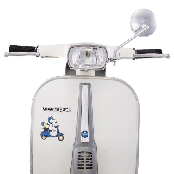 Standard Spiegel CUPPINI zur Montage am Lenkerunterteil links f�r Vespa alle Modelle Klassik