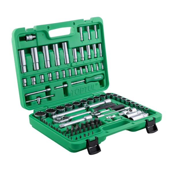 Steckschl�sselsatz TOPTUL 1-4 + 1-2 