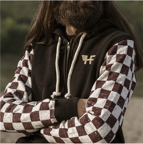 Sweatshirt-Zipper HOLY FREEDOM Caferacer Grsse: XL fr Mnner fr Mnner