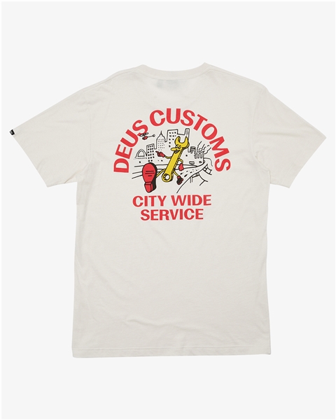 T-Shirt DEUS City Wide Tee Grsse: S fr Mnner fr Mnner