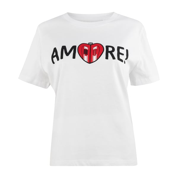 T-Shirt SIP AMORE mit Herz aus Vespa Seitenhauben Gr�sse: XL f�r Frauen