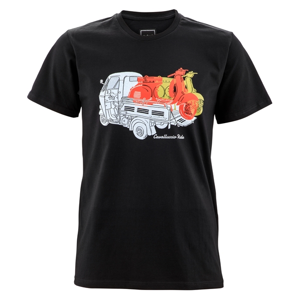 T-Shirt SIP Cavalluccio Ride Ape Grsse: L fr Mnner fr Mnner