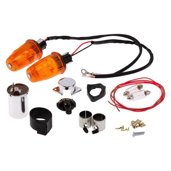 Umr�stkit SIP Lenkerendenblinker 6 Volt f�r Vespa 50-125-PV-ET3-125 VNB-TS-150 VBB - Super-160 GS