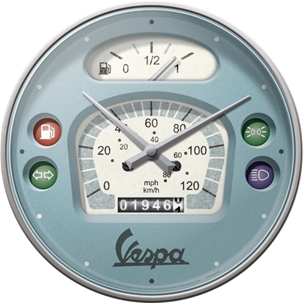 Wanduhr Tacho Vespa 