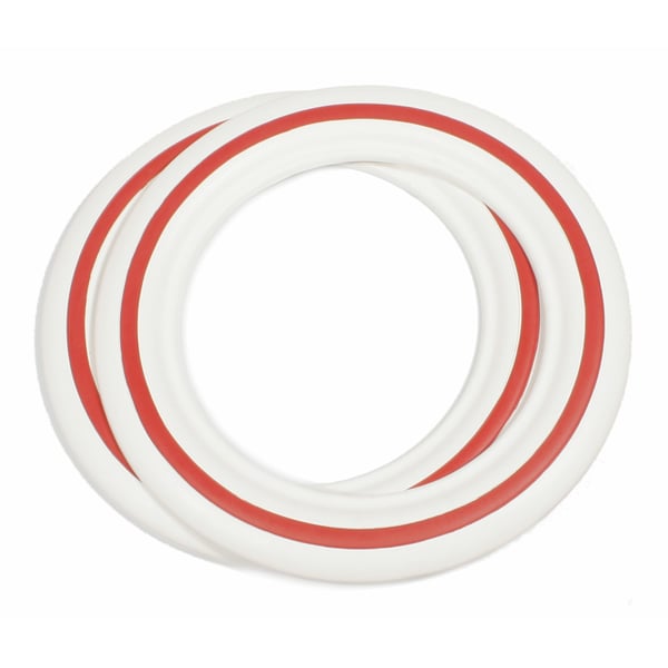 Weisswandringe 10 weiss-rot 