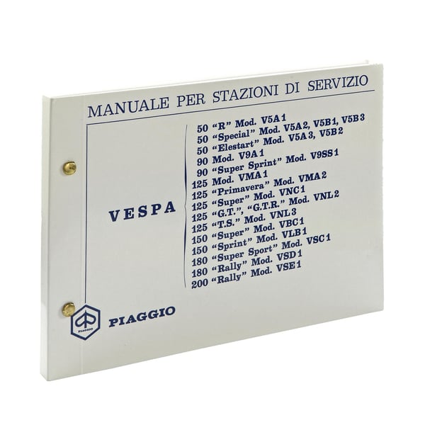 Werkstatthandbuch PIAGGIO Vespa 50 R-Special-Elestart-90-SS-125 VMA1T-PV-Super-GT-TS-150 Super-Sprint-180 SS-180-200 Rally 